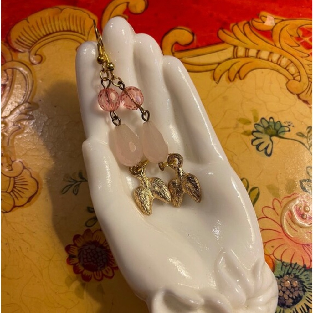 Milagro pink dangle earrings